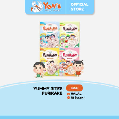 Yummy Bites Furikake 35GR/ Topping Rumput Laut/ Nori Tabur/ MPASI Bayi Halal