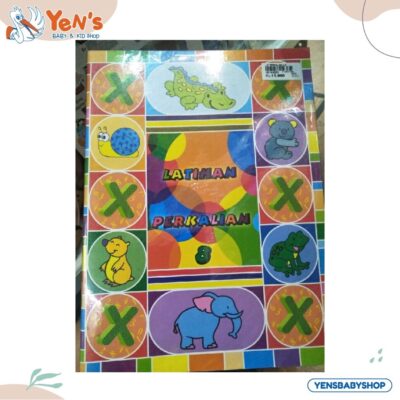 Buku Latihan Perkalian 1-8 Edukasi Anak Belajar Matematika TK SD Worksheet Hitung Cepat