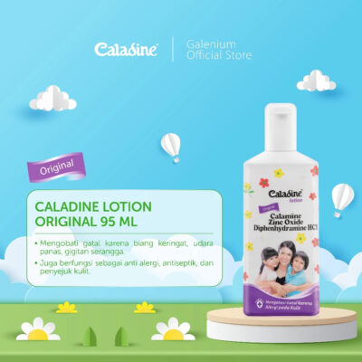 Caladine Lotion Bayi 95 ml Pelembab Kulit Sensitif Anti Gatal Biang Keringat Ruam Popok Anak thumbnail 3
