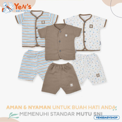 FLUFFY Stelan Baju Pendek Pendek/Panjang Panjang STAR SBD3SB SRC SML