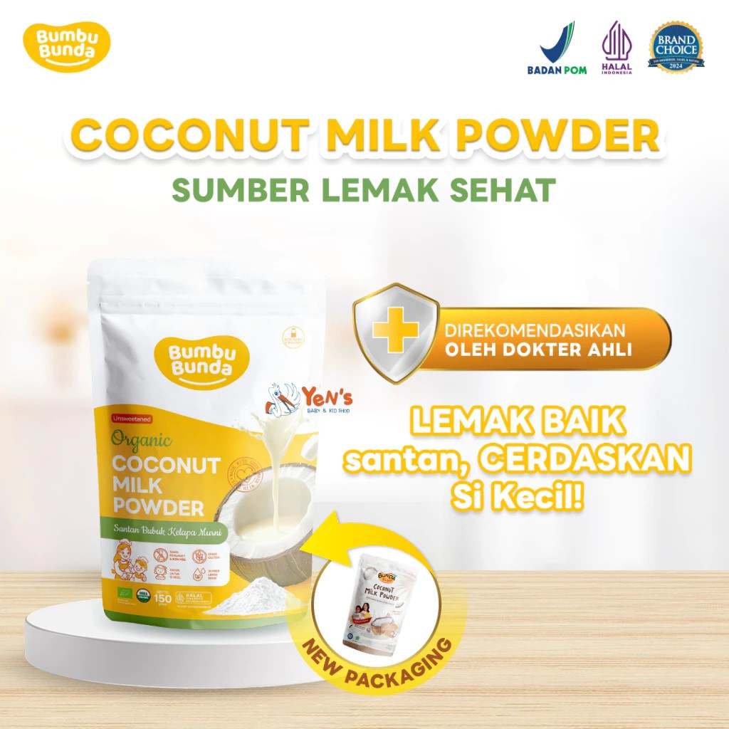 Bumbu Bunda Elia Coconut Milk Powder - Santan MPASI /BB Booster MPASI Santan Organik