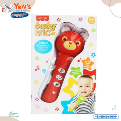 Newbie Tech - Mainan Cotton Microphone Baby/Mainan Mikrofon Bayi