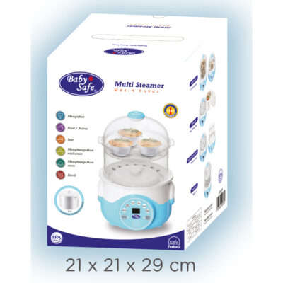 Baby Safe Multi Steamer Alat Kukus Penghangat Makanan Bayi MPASI Elektrik Praktis LBS01 thumbnail 4
