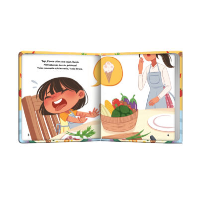 Mizan - Seri Anak Sehat - Makan Sayur, Yuk! (Boardbook) thumbnail 4