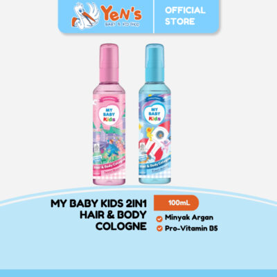 MY BABY Kids 2in1 Hair & Body Cologne - Parfum Minyak Wangi untuk Badan dan Rambut Anak