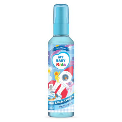 MY BABY Kids 2in1 Hair & Body Cologne - Parfum Minyak Wangi untuk Badan dan Rambut Anak thumbnail 3