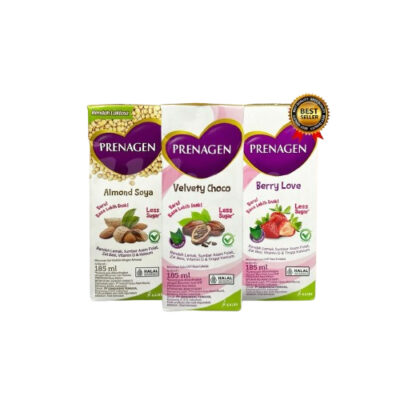PRENAGEN UHT Berry Love / Velvety Choco 185 ml - Susu UHT Untuk Ibu Hamil thumbnail 2