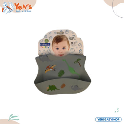 George Baby Bib Silicone Waterproof / Celemek Bayi thumbnail 2