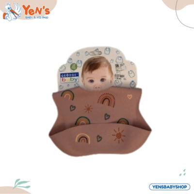 George Baby Bib Silicone Waterproof / Celemek Bayi thumbnail 3