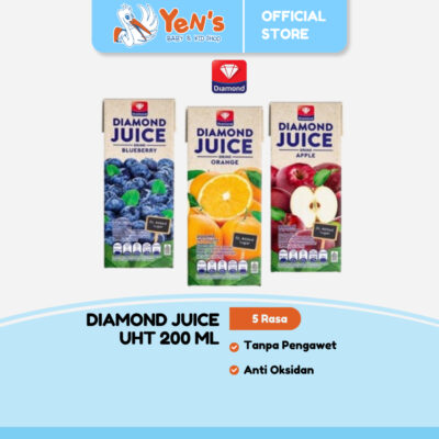DIAMOND Juice UHT Cranberry/Blueberry/Orange/Apple,200 ML