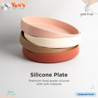 yoriandco Silicone Baby Plate / Piring Bayi / Pralatan Makan Bayi