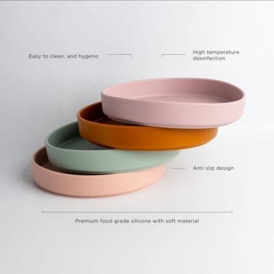 yoriandco Silicone Baby Plate / Piring Bayi / Pralatan Makan Bayi thumbnail 2