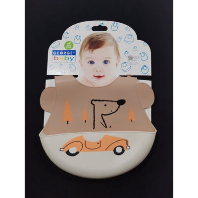 Bib Silicone Transportation George / Celemek Bayi Silicone George (BIBT) thumbnail 3