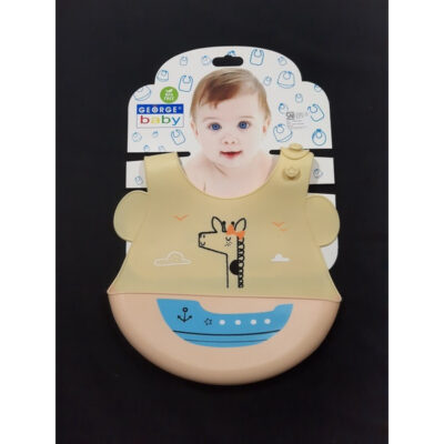 Bib Silicone Transportation George / Celemek Bayi Silicone George (BIBT) thumbnail 4