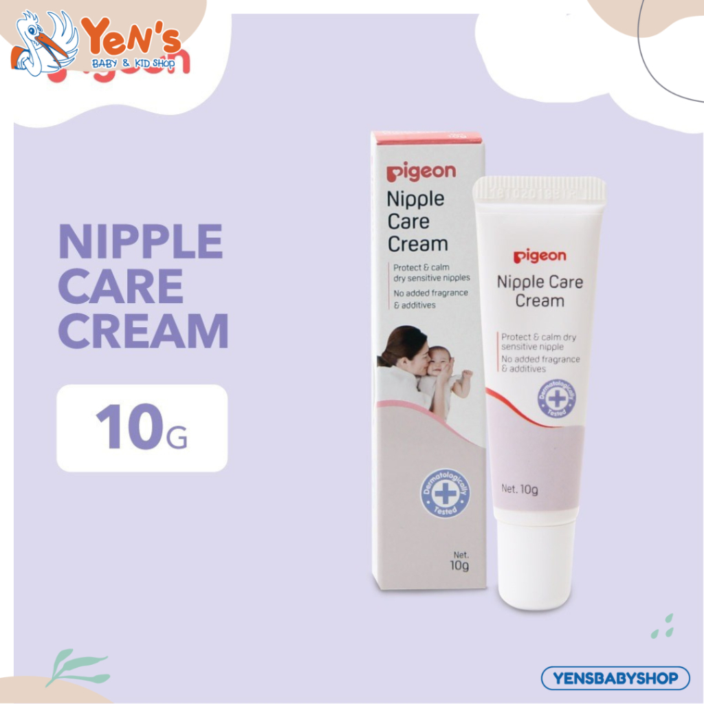 Pigeon Nipple Care Cream Krim Perawatan Puting Ibu Menyusui Bahan Lanolin Alami 10gr