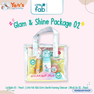Little Fab Kids Glam & Shine Package 02 Peach / Skincare Anak