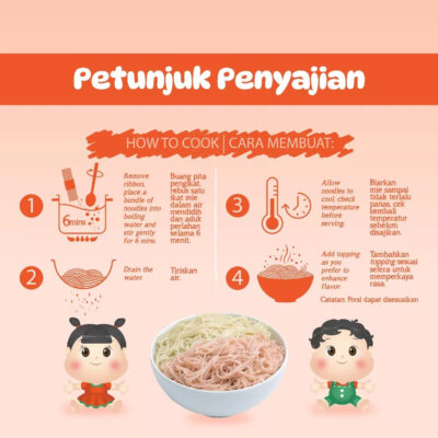 Yummy Bites Organic Noodle 80gr Halal / Sumber Omega 3 & Omega 6 thumbnail 5