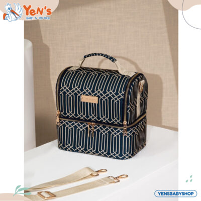 BOONABOO Serene Milk Cooler Bag Blush / Midnight /White