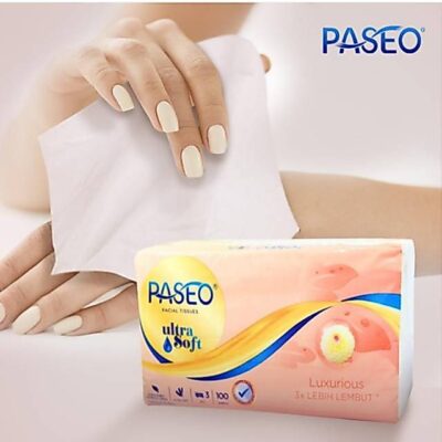 Tissue Paseo Ultra Soft 100 Sheets (1 pack x 100 Sheets 3 ply) thumbnail 2