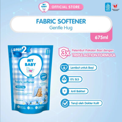 MY BABY Fabric Softener Gentle Hug Refill 675 mL Anti Bakteri