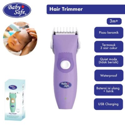 Baby Safe Hair Trimmer Alat Cukur Rambut Bayi thumbnail 2