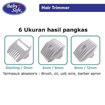 Baby Safe Hair Trimmer Alat Cukur Rambut Bayi thumbnail 5