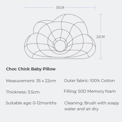 Choc Chick Memory Foam Baby Pillow Bantal Tidur Anak Bayi Anti Peyang thumbnail 4
