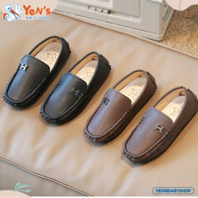 Sepatu Formal Anak Laki Laki Sepatu Kulit Pantofel V3302