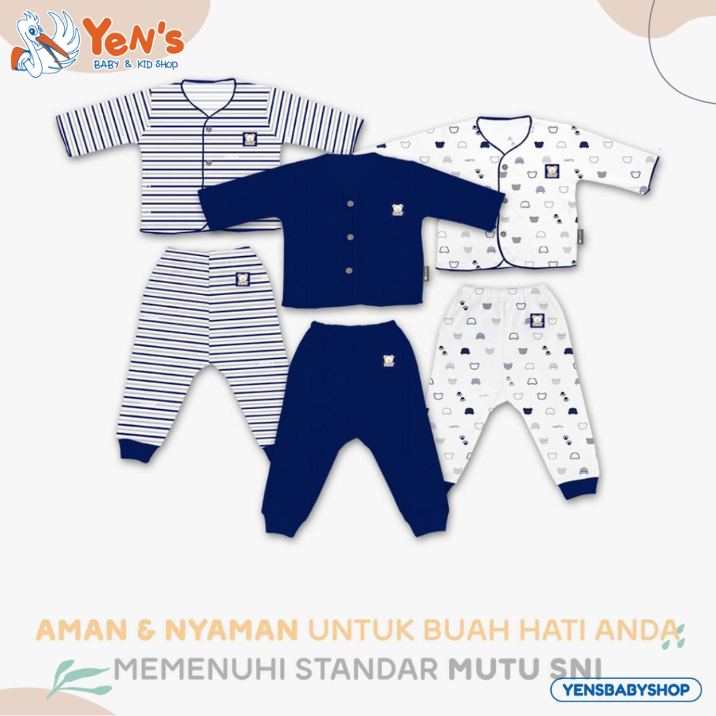 FLUFFY Stelan baby Panjang BOLD - SJJAN/SJJAB NAV NB (Isi 1Pasang)
