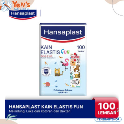 Hansaplast Junior Fun isi 100s / Plester dengan Karakter Lucu