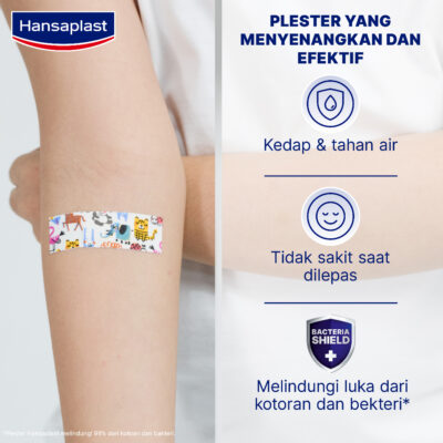Hansaplast Junior Fun isi 100s / Plester dengan Karakter Lucu thumbnail 2