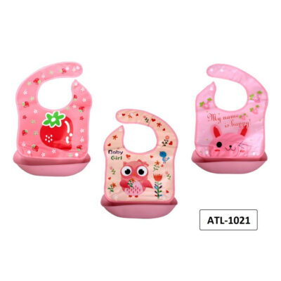 Lusty Bunny Baby Bib / Slabber Plastic Waterproof Tatak Liur ATL-1021