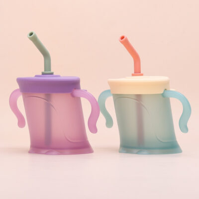 Yori & co Oblique Sippy Cup Training Gelas Sedotan Anak 200ML