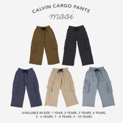 Mooi Calvin Cargo Pants - Celana Panjang Cargo Anak Laki-Laki