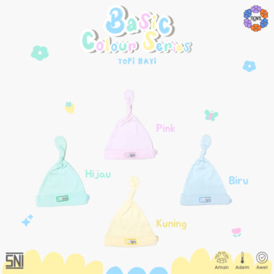 NOVA Basic Colour Series Topi Bayi Newborn - Knot Hat (1 pcs)