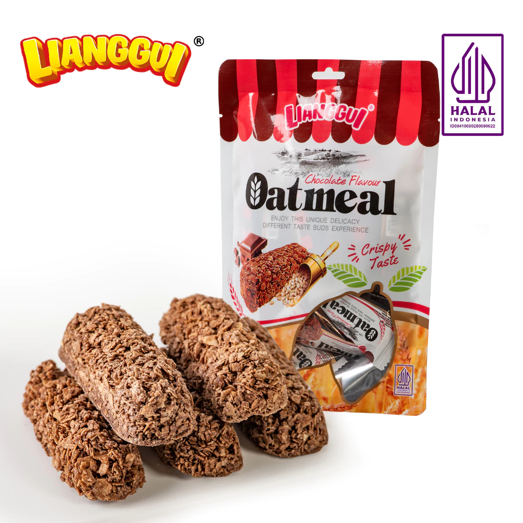 LIANGGUI OATMEAL Oatmeal Crispy Taste Chocolate flavour 108g