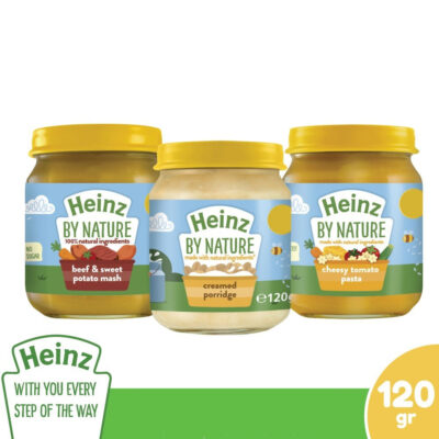 HEINZ Baby Food Jar 120g - Bubur Makanan Bayi
