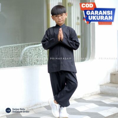 Celana pangsi sd sekolah dasar adat sunda sirwal anak hitam polos