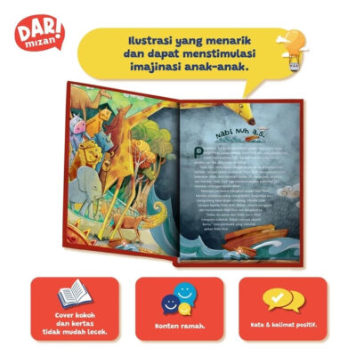 [Mizan] Kisah 25 Nabi Dan Rasul - Hardcover- Buku Cerita Anak - 120 halaman thumbnail 4