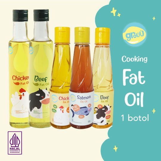 Grouu - Fat Oil / Minyak Lemak - MPASI BB Booster 145ml / 250ml