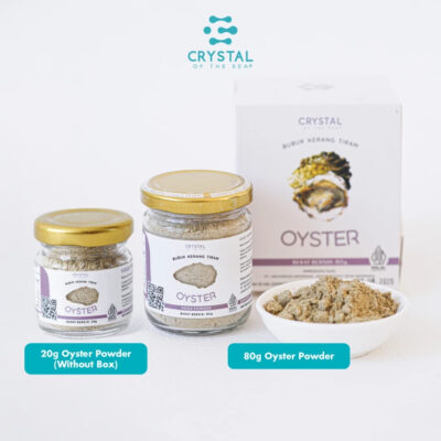 Crystal of the Sea | Oyster Powder (20GR) (80GR)/ Bubuk Kerang Tiram / Pengganti Oyster Sauce thumbnail 2