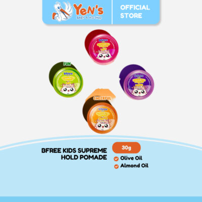 BFREE Kids Supreme Hold Pomade 30g - Texture Waterbased dengan kandungan olive oil dan almond oil