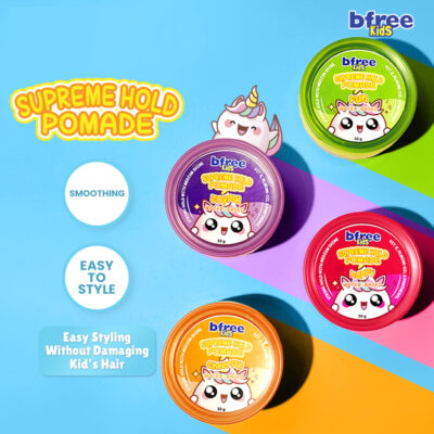 BFREE Kids Supreme Hold Pomade 30g - Texture Waterbased dengan kandungan olive oil dan almond oil thumbnail 2