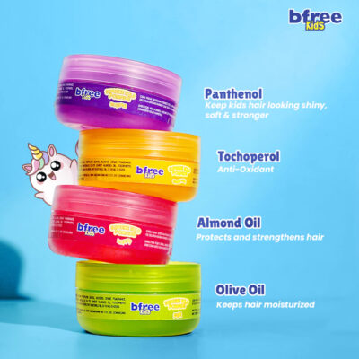 BFREE Kids Supreme Hold Pomade 30g - Texture Waterbased dengan kandungan olive oil dan almond oil thumbnail 3