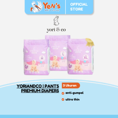 yoriandco | Pants Premium Diapers As Soft As Feather M/L/XL 24 Popok Bayi Celana anti-gumpal