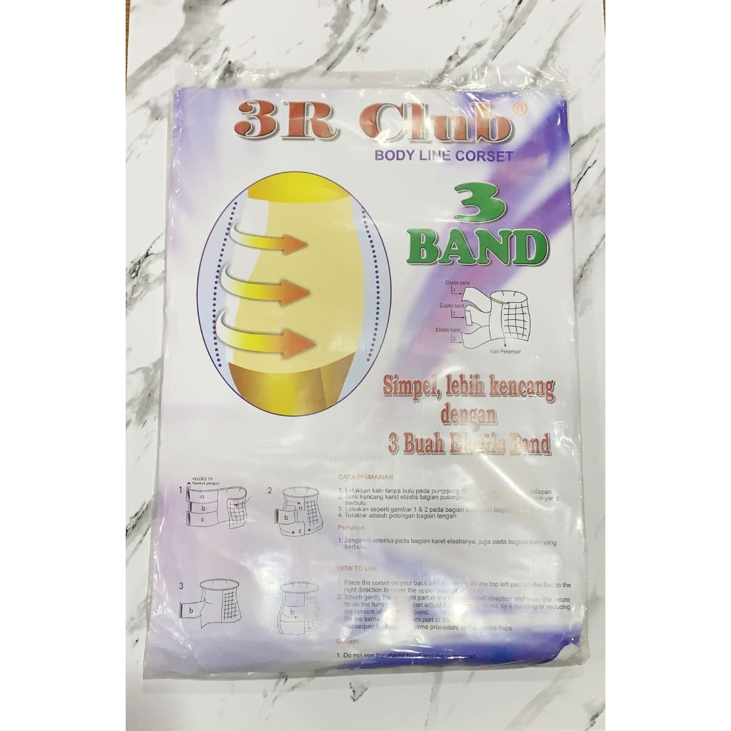 Korset 3R Club Body Line / korset pasca melahirkan 3 Band