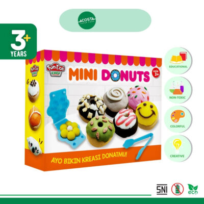 Fundoh Mini Donut - Mainan Lilin Untuk usia 3+