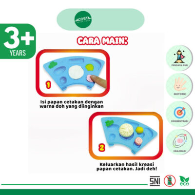 Fun-Doh Siomay Plastisin - Mainan Edukasi Anak Cetakan Dimsum Play Toys thumbnail 3