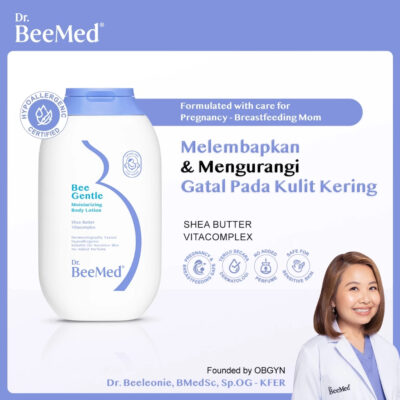 Dr.BeeMed Bee Gentle Moisturizing Body Lotion 200g - Pelembab Kulit Kering Ibu Hamil & Menyusui BPOM thumbnail 2