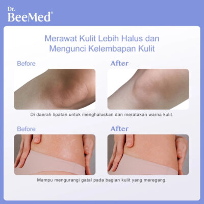 Dr.BeeMed Bee Gentle Moisturizing Body Lotion 200g - Pelembab Kulit Kering Ibu Hamil & Menyusui BPOM thumbnail 3